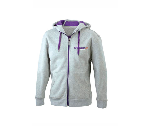 Cressi Sudadera Team Mujer Gris