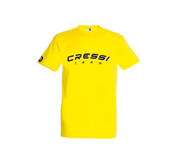 Cressi Team Camiseta Hombre Amarillo y Negro