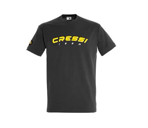 Cressi Team Camiseta Hombre Marengo y Amarillo