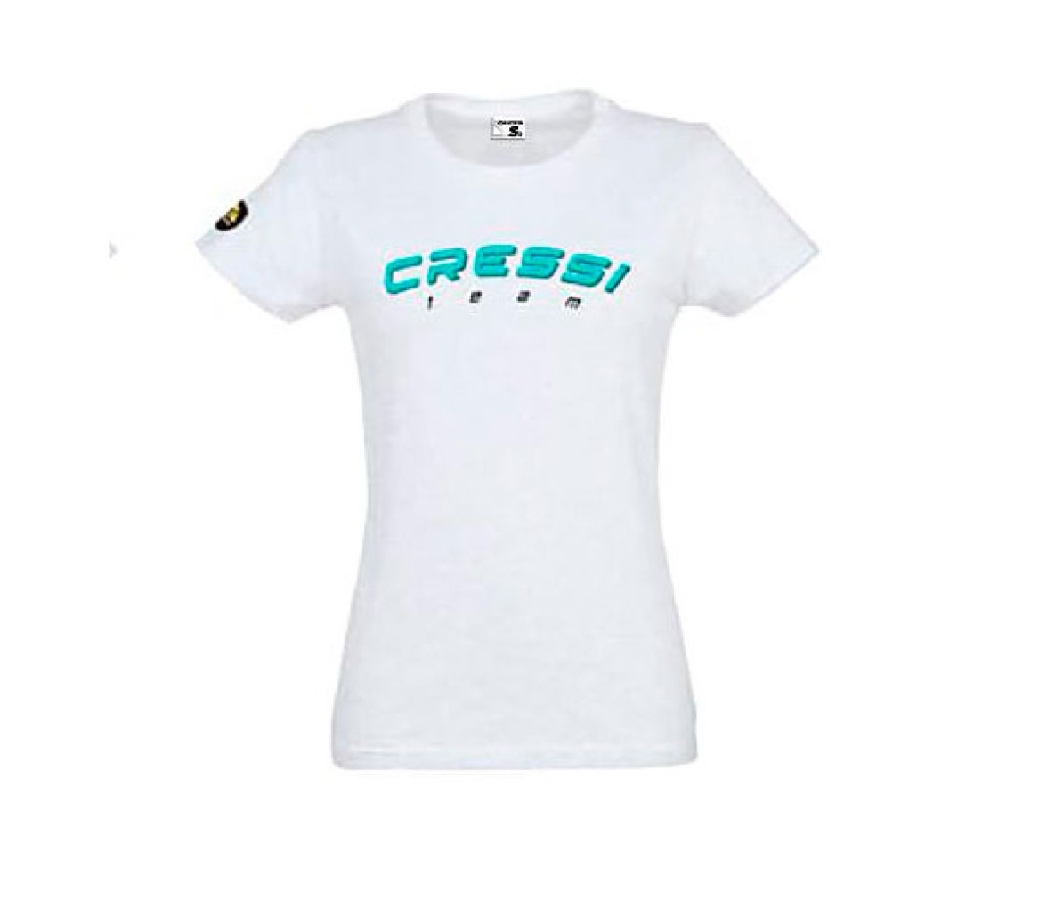 Cressi Team Camiseta Mujer Bigoré y Aguamarina