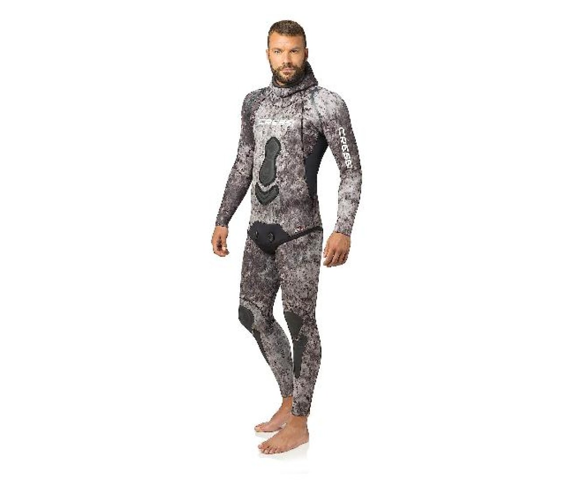 Cressi Apnea Camouflage Traje de Apnea 3,5 / 5 / 7 mm