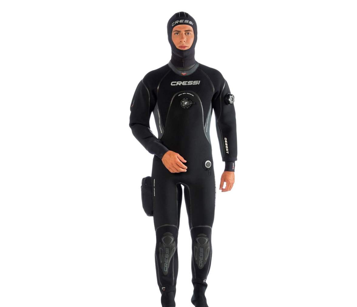 Cressi Desert Traje Seco Neopreno Hombre 4 mm