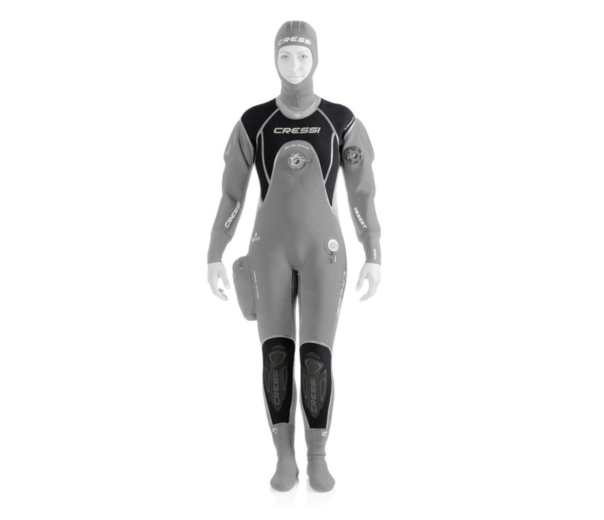 Cressi Desert Traje Seco Neopreno Hombre 4 mm