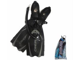 Cressi Kit Pluma Negro