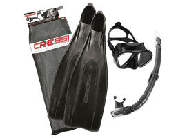 Cressi Kit Pro Star Black