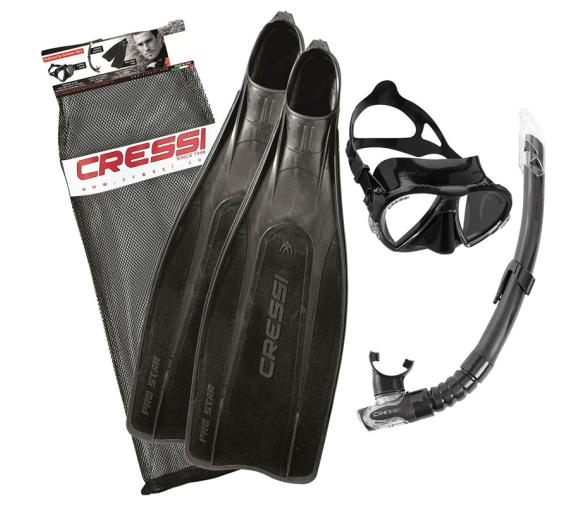 Cressi Kit Pro Star Negro