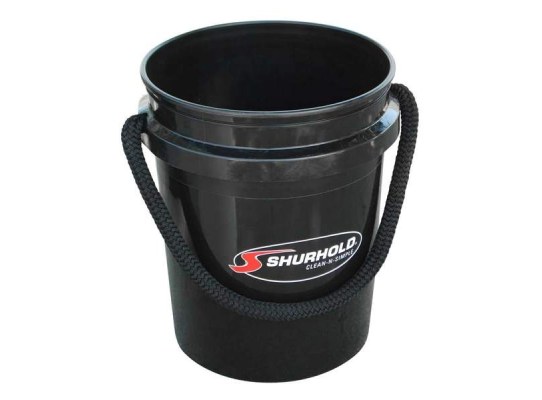 Shurhold Cubo con mango de cuerda (19L negro)