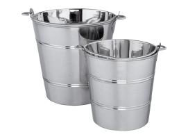 Cubo de Acero Inoxidable Pulido 10 Litros