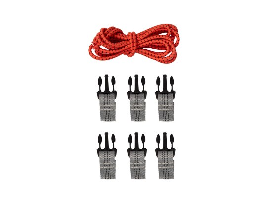 Cuerda de bungee para SUP naranja/negro (con hebilla)