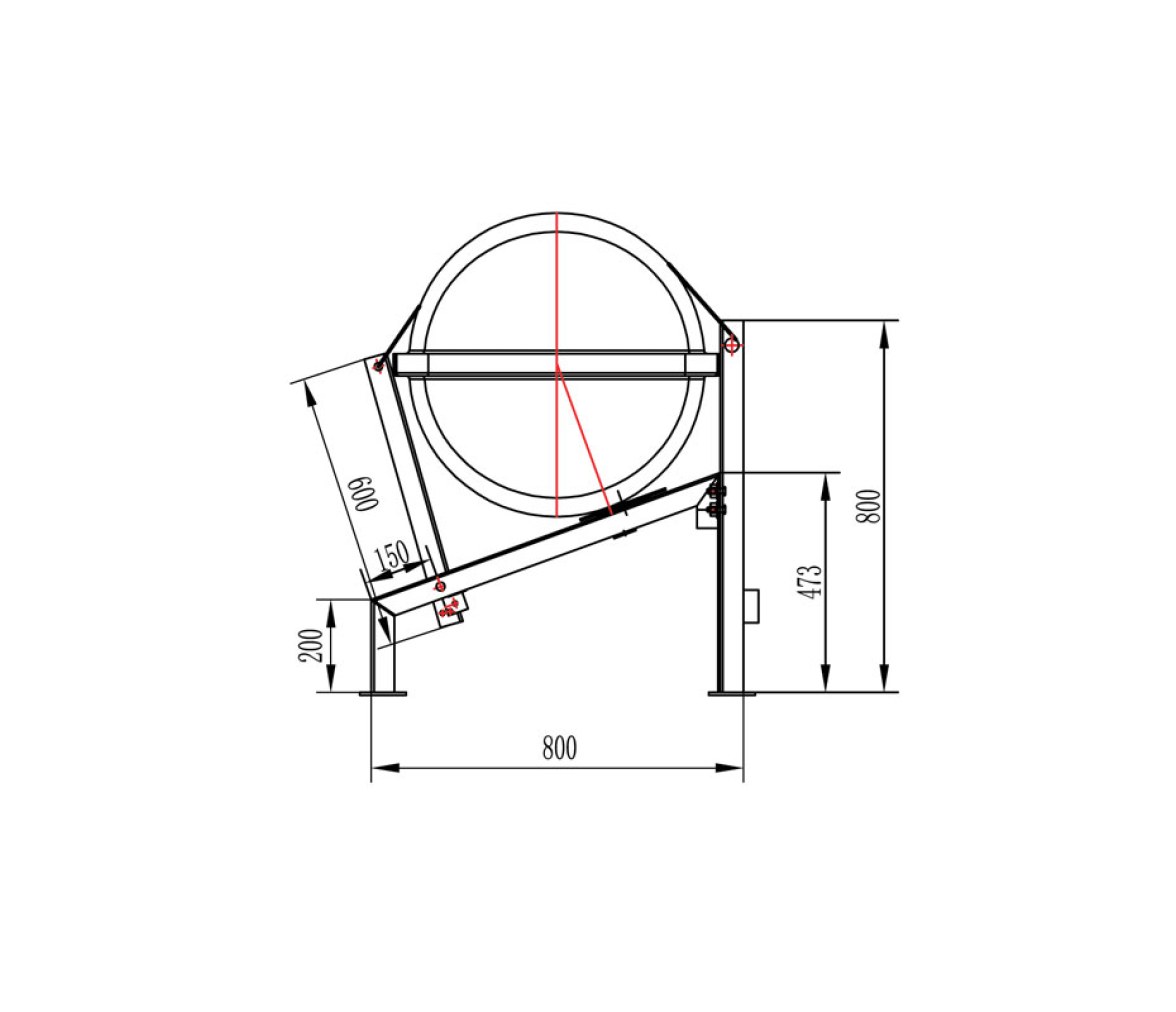Cuna para Balsa Salvavidas Inclinada, Galvanizada