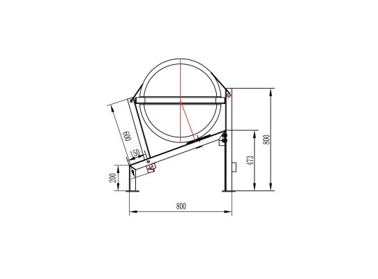 Cradle for SOLAS OCEANO, 1 tier, 6-35 (A), 6-50 (B) & OR 10-65