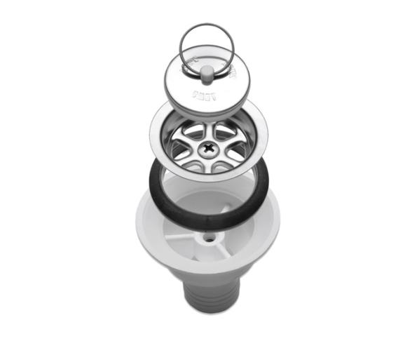 Dometic Sifon Descarga PVC Tapon Metalico AC 535