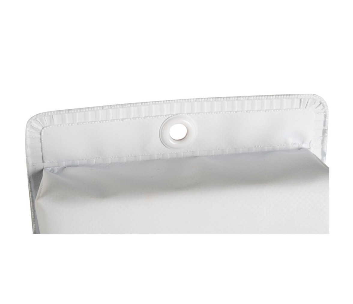 Defensa Plana PVC Blanca