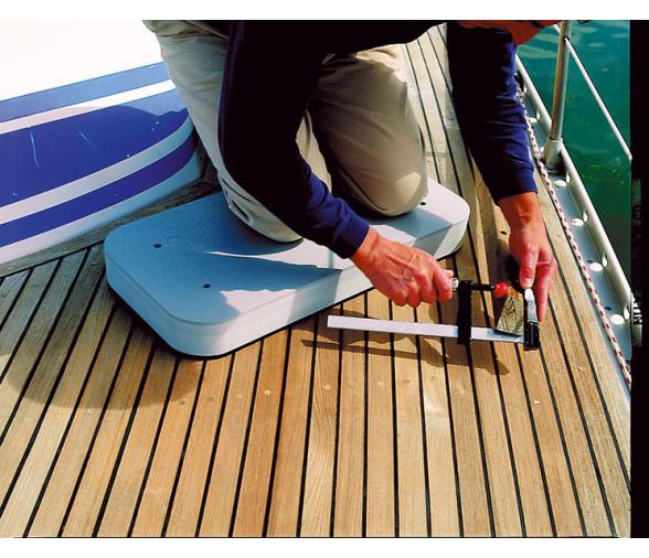 Defensa Semi-Rigida Plana Azul 18x49x5cm