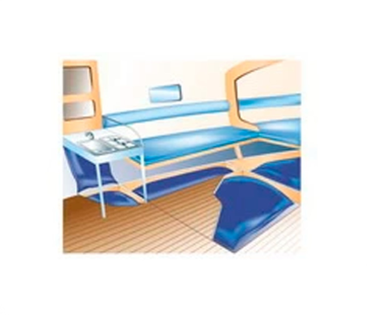 Deposito Agua Potable Flexible 35 Litros Trapezoidal Plastimo