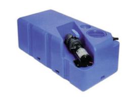 BLACK WATER TANK FOR POLYETHYLENE with macerator pump