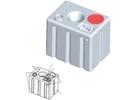 Horizontal Rigid Tank for Drinkable Water