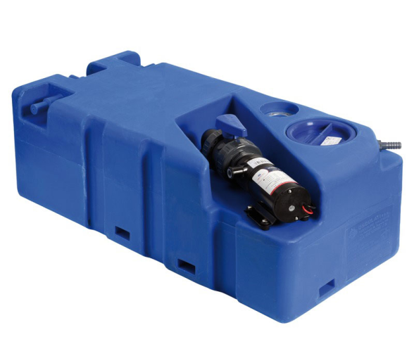 Deposito Aguas Negras con Conectores de Manguera 70 L