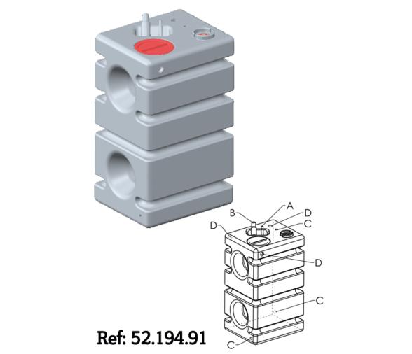 Deposito Rigido Vertical para Agua Potable