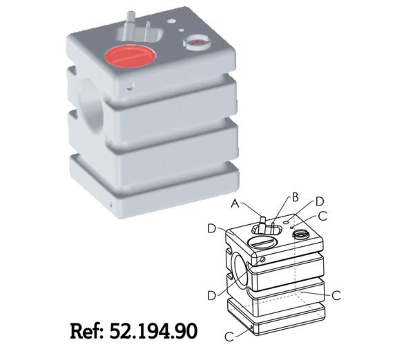Deposito Rigido Vertical para Agua Potable