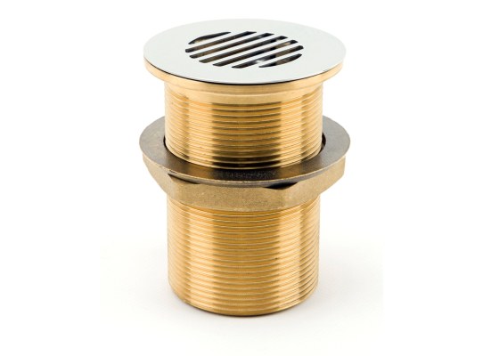 Stainless steel drain with grille cap - Foresti & Suardi