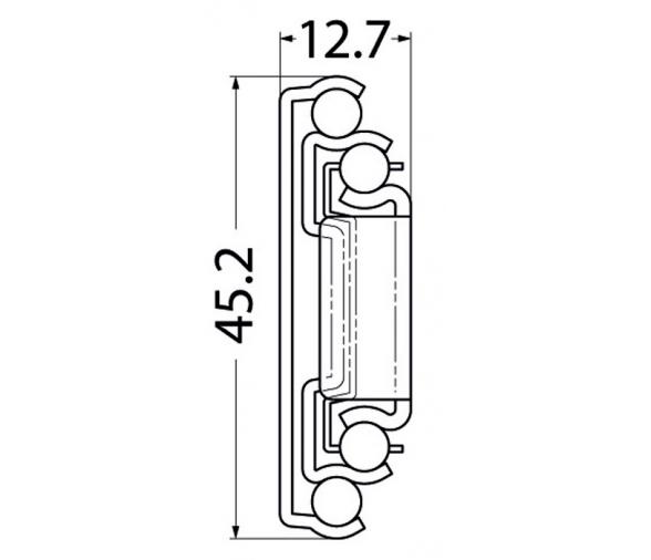 Deslizador para Cierre Suave de Cajon