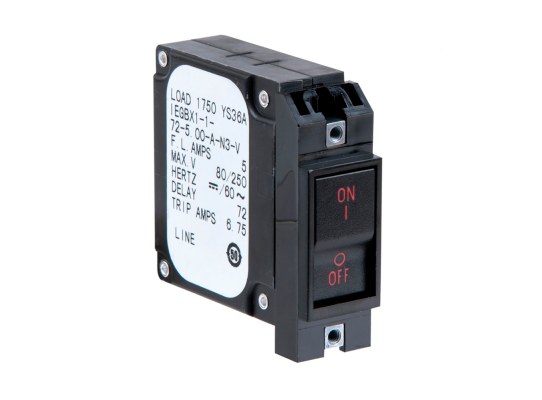 Airpax/Sensata Disyuntor magnético hidráulico con palanca Vertical