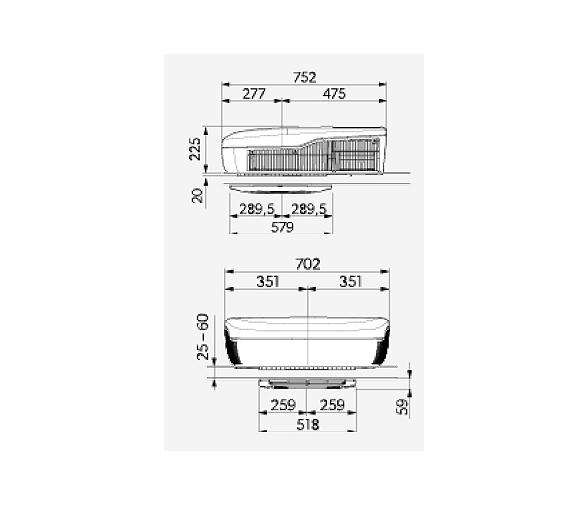 Dometic Aire Acondicionado FreshJet FJX4 1500M