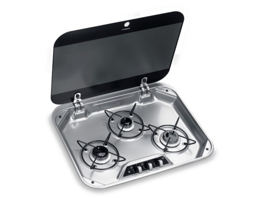 Dometic Three Burner Cooker With Glass Lid