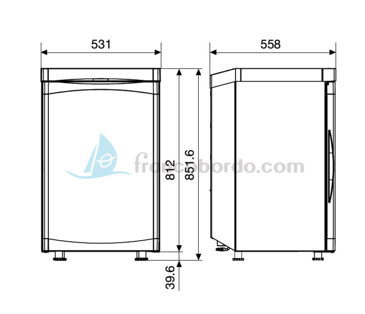 Dometic Frigorifico de Absorcion RGE 2100