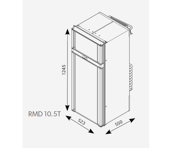 Dometic Nevera de Absorción RMD 10.5T