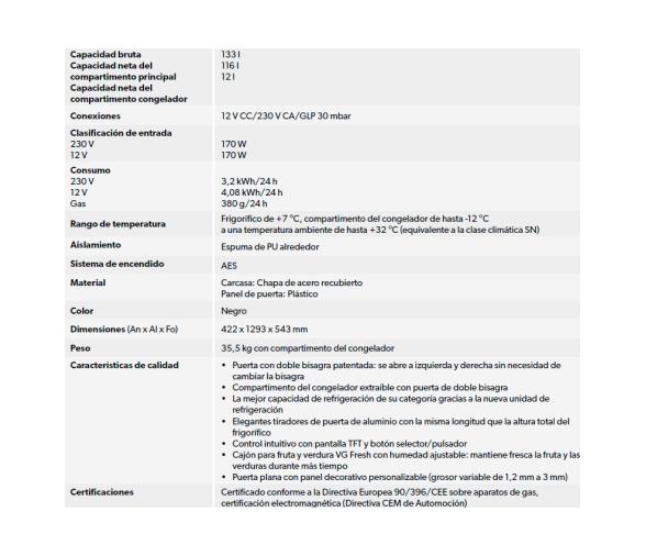 Dometic Nevera de Absorción RML 10.4T