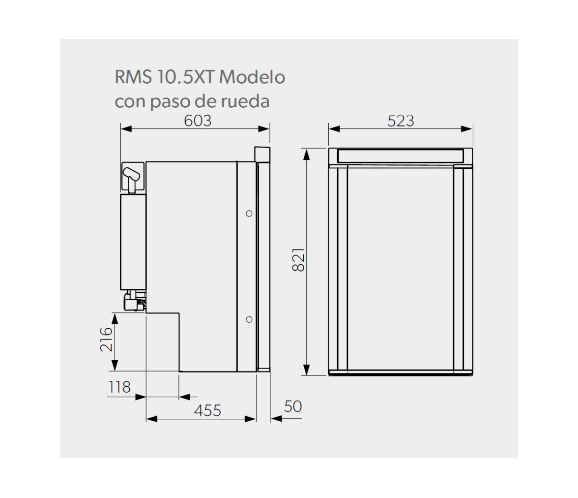 Dometic Nevera de Absorción RMS 10.5XT