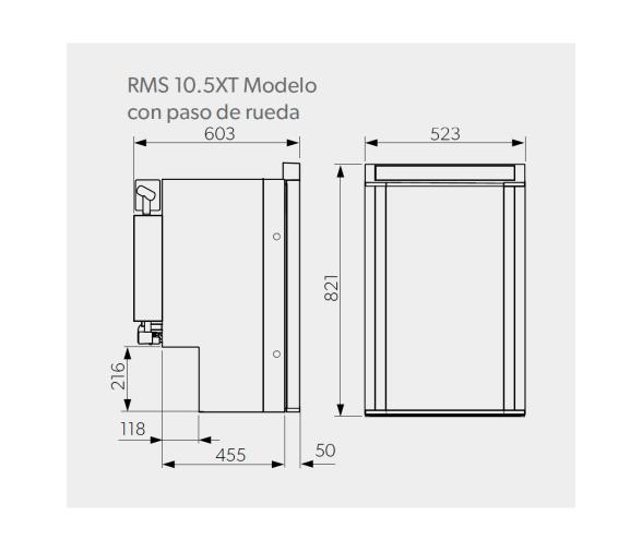 Dometic Nevera de Absorción RMS 10.5XT