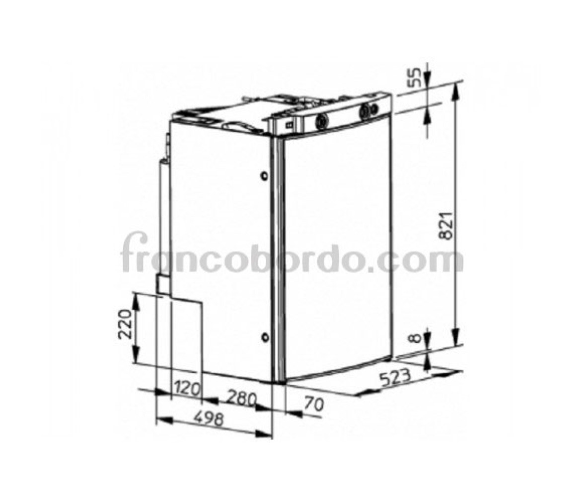 Dometic Nevera de Absorcion Serie 8 RMS 8500