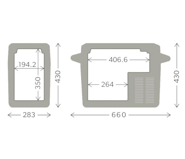 Dometic Nevera de Compresor CFF20