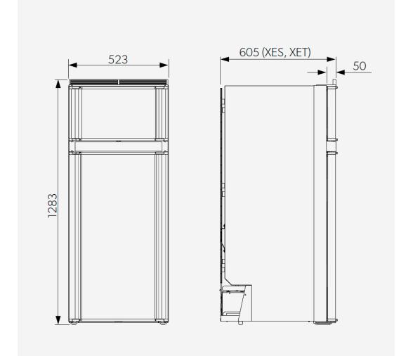Dometic Nevera Fija de Compresor RCD 10.5XET