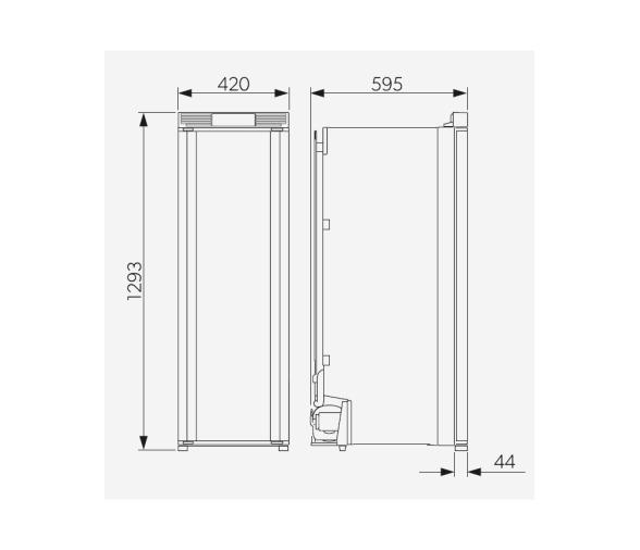 Dometic Nevera Fija de Compresor RCL 10.4ET