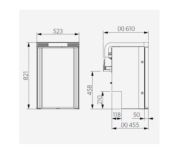 Dometic Nevera Fija de Compresor RCS 10.5XT