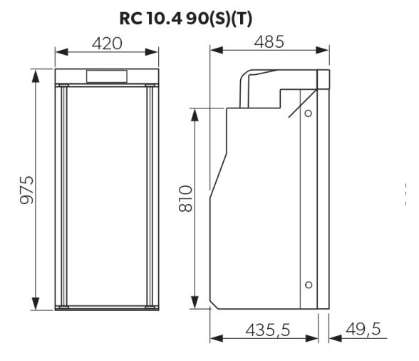 Dometic RC 10.4S 90 Frigorífico de compresor, 90 l, pantalla LED