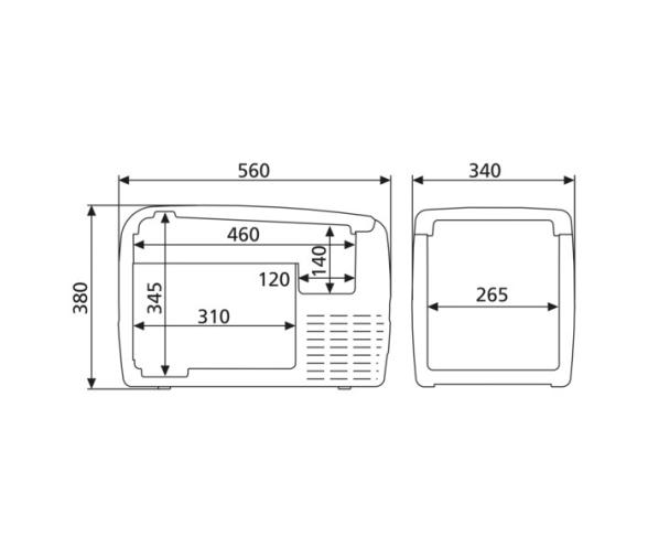 Dometic Nevera de Compresor CoolFreeze CDF 36