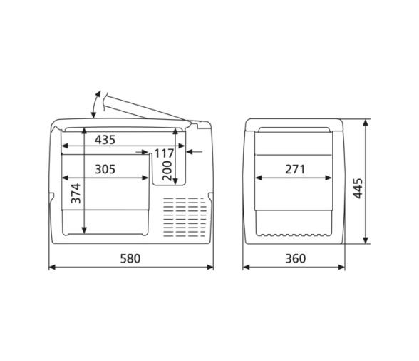 Dometic Nevera Portatil de Compresor CoolFreeze CF-40