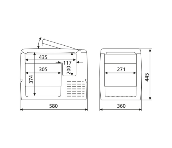 Dometic Portable Refrigerator Compressor CoolFreeze CF-40