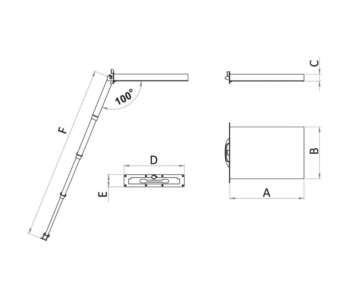 Douglas Marine Escalera Telescópica Montecarlo XL 4 Peldaños