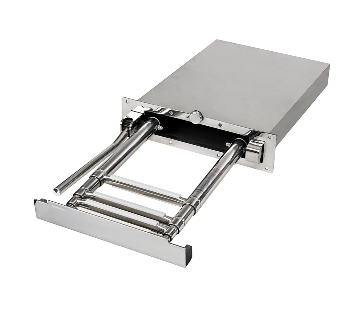 Douglas Marine Escalera Telescópica One con Asa Automática