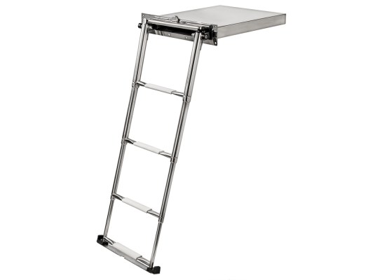 Douglas Marine Escalera Telescópica Portofino 4 Peldaños con Asa