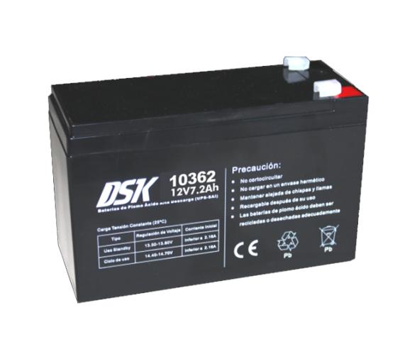 DSK Batería AGM 7,2 Ah