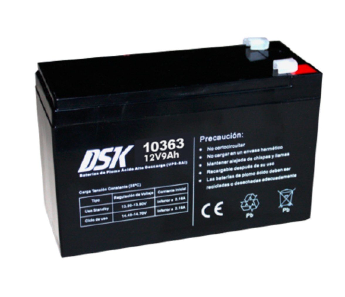 DSK Batería AGM 9Ah
