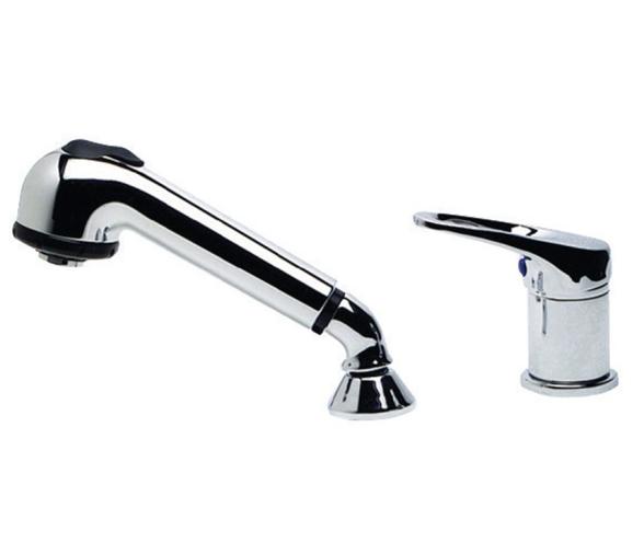 Ducha extraíble Olivia monomando mezclador combinado cromada