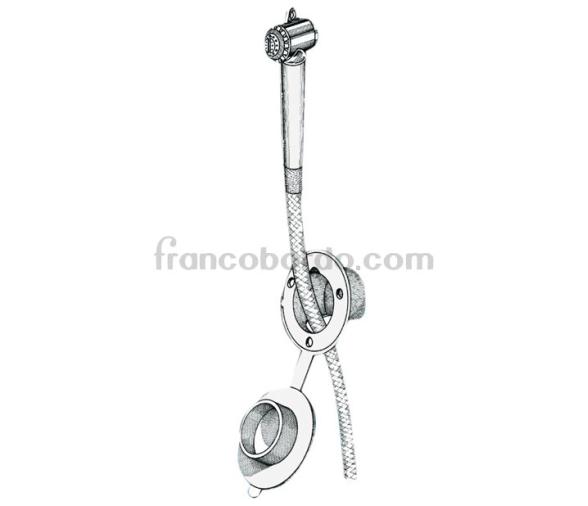 Ducha Luran a Boton con Caja PVC